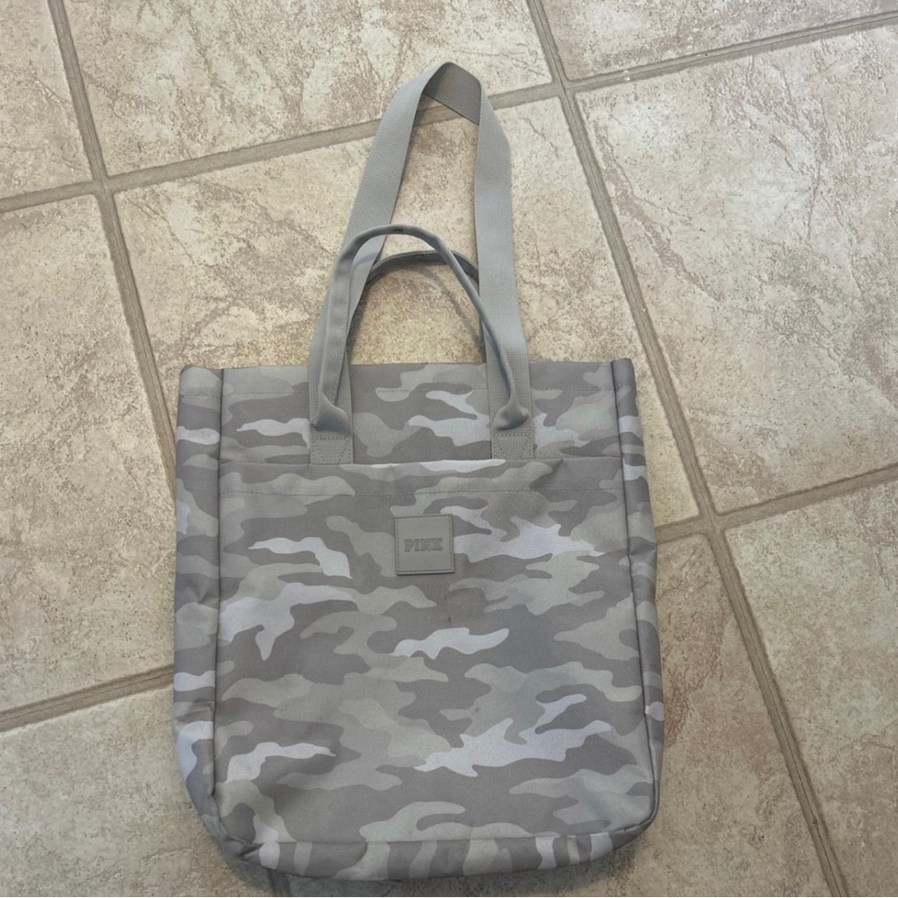 Grey Camouflage VS Pink Convertible Tote/Backpack (Multipurpose)